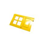  Lego * годы предмет! желтый цвет. дверь (1×4×5)