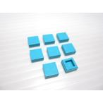  Lego * не использовался! azur синий. 1×1 плитка 8 позиций комплект 