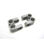  Lego * особый прямой . коннектор 2 пункт ( старый серый - ось дыра 2- колок дыра 2* б/у товар )