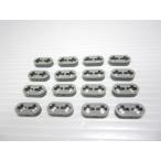  Lego *1×2 тонкий подъемный рычаг 16 позиций комплект ( старый серый * б/у товар )