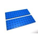  Lego * синий цвет. 4×12 plate 2 позиций комплект ( б/у товар )