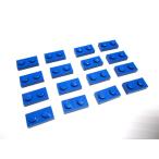  Lego * синий цвет. 1×2 plate 16 позиций комплект ( б/у товар )