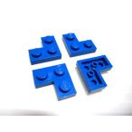  Lego * синий цвет. L знак type 2×2 plate 4 позиций комплект ( б/у товар )