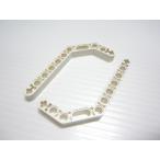  Lego * белый цвет. W угол подъемный рычаг 2 пункт (3- длина дыра -7* б/у товар )