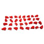  Lego * красный цвет. 1×2 slope 32 позиций комплект ( б/у товар )