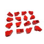  Lego * красный цвет. 1×2 обратный slope 16 позиций комплект ( б/у товар )