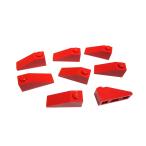  Lego * красный цвет. 1×3 slope 8 позиций комплект ( б/у товар )