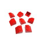  Lego * красный цвет. 2×2 slope 8 позиций комплект ( б/у товар )