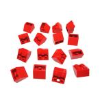  Lego * красный цвет. 2×2 обратный slope 16 позиций комплект ( б/у товар )