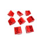  Lego * красный цвет. 2×2 обратный slope 8 позиций комплект ( б/у товар )