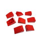  Lego * красный цвет. 2×3 slope 8 позиций комплект (33 раз * б/у товар )