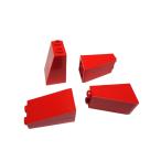  Lego * красный цвет. 2×2×3 slope 4 позиций комплект ( б/у товар )