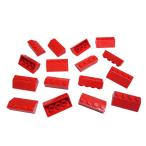  Lego * красный цвет. 2×4 slope 16 позиций комплект (45 раз * б/у товар )