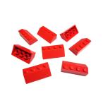  Lego * красный цвет. 2×4 slope 8 позиций комплект (45 раз * б/у товар )