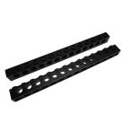  Lego *1×14 technique beam 2 позиций комплект ( чёрный цвет * б/у товар )