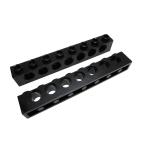  Lego *1×8 technique beam 2 позиций комплект ( чёрный цвет * б/у товар )