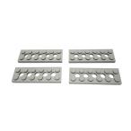 Lego *2×6 technique plate 4 позиций комплект ( старый серый * б/у товар )