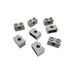  Lego * старый серый. 1×2 ось дыра есть детали 8 позиций комплект ( б/у товар )