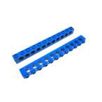  Lego * синий цвет. 1×12 technique beam 2 позиций комплект ( б/у товар )
