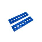  Lego *2×8 technique plate 2 позиций комплект ( синий цвет * б/у товар )