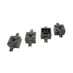  Lego * старый . серый. 2×2 детали 4 пункт ( обе край . колок есть * б/у товар )