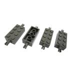  Lego * старый . серый. 2×4 детали 4 пункт ( обе край . колок есть * б/у товар )