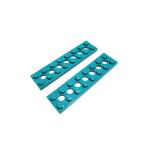  Lego *2×8 technique plate 2 позиций комплект ( Cyan * б/у товар )