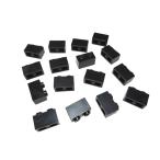  Lego * чёрный цвет. 1×2 основы детали 16 позиций комплект ( б/у товар )