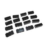  Lego * чёрный цвет. 1×3 основы детали 16 позиций комплект ( б/у товар )