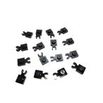  Lego * не использовался! чёрный цвет. 1×1 plate 16 пункт ( вертикальный зажим есть )