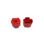  Lego * красный цвет. круг .2×2 детали 2 позиций комплект ( б/у товар )