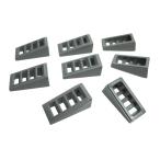  Lego * не использовался! новый . серый. решётка slope 8 позиций комплект 