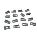  Lego * не использовался! новый . серый. решётка slope 16 позиций комплект 