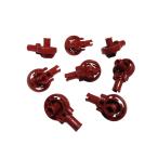  Lego * не использовался! вращение коннектор 8 позиций комплект ( темный красный )