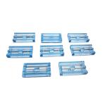  Lego * не использовался! незначительный синий цвет. прозрачный решётка плитка 8 позиций комплект 