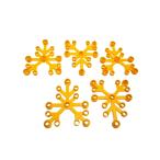  Lego * не использовался! большой лист 5 шт. комплект ( пастель orange )