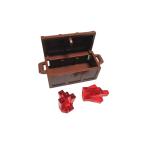  Lego * не использовался! красный цвет прозрачный crystal 2 штук входит Treasure Box 