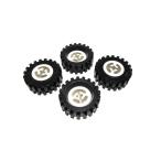  Lego * годы предмет! technique шина 4 пункт (D29-W11-Wheel белый цвет )