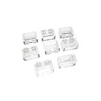  Lego * не использовался! прозрачный .1×2 прозрачный основы детали 8 позиций комплект 