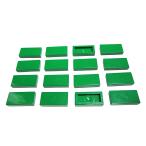  Lego * не использовался! зеленый цвет. 1×2 плитка 16 позиций комплект 