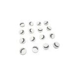  Lego * не использовался! симпатичный ресницы принт плитка 16 позиций комплект (1X1)