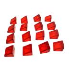  Lego * не использовался! красный цвет. прозрачный pochisro16 позиций комплект 