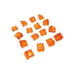  Lego * не использовался! orange цвет. прозрачный pochisro16 позиций комплект 