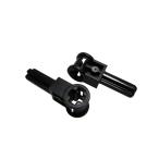  Lego * чёрный цвет. ось имеется втулка 2 позиций комплект ( б/у товар )