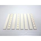  Lego * белый цвет. 1×8 плитка 8 позиций комплект ( б/у товар )