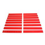  Lego * красный цвет. 1×8 плитка 16 позиций комплект ( б/у товар )