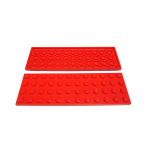  Lego * красный цвет. 4×12 plate 2 позиций комплект ( б/у товар )