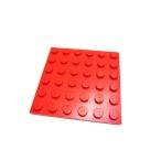  Lego * красный цвет. 6×6 plate ( б/у товар )