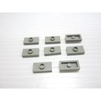  Lego * старый серый. 1×2 plate 8 пункт (pochi. самая середина * б/у товар )