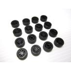  Lego * не использовался! привлекательный Mini шина 16 пункт (D14×W6-Wheel чёрный цвет )